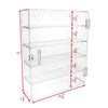 5 Layer Acrylic Display Case Dustproof Clear Box Cars Trucks Luxury Storage Box