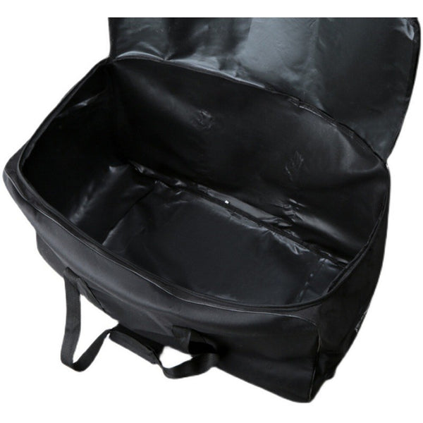 Large Duffle Bag with Wheel Portable Travel Sports Storage Bag Easy Carry Black
