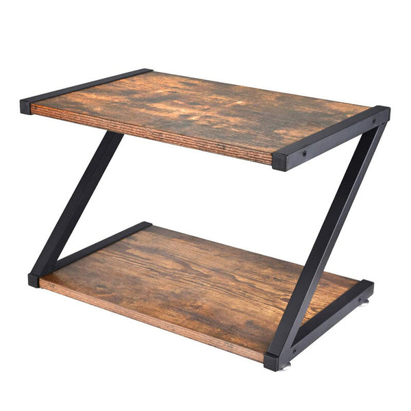 2 Tier Desktop Printer Rack Shelf Office Room Metal Racks Printer Holder