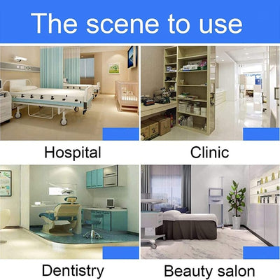 Salon Tray Adjustable Height Salon Rolling Tray for Tatto Medical Dental Tray