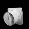 Exhaust Fan 6" Ventilation Fan Window Wall Mount Vent Fan for Kitchen Bathroom