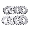 8Pcs Gear Milling Cutters with 20° Pressure Angle for Metric Module M1-M8 Gears