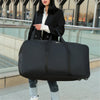 Large Duffle Bag with Wheel Portable Travel Sports Storage Bag Easy Carry Black