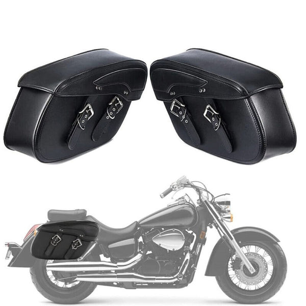 2pcs Motorcycle Saddlebags For Harley Davidson Kawasaki Suzuki Ducati Cruiser