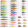 43pcs Mixed Fishing Lures Bulk Murray Cod Freshwater Bream Minnow Baits AU