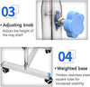 Mayo Tray Stainless Steel Salon Trolley Surgical Medical Instrument Rolling Cart