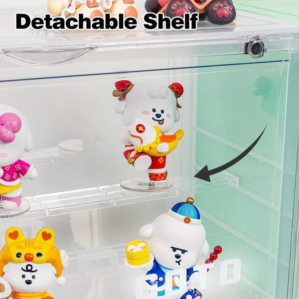 Transparent Display Box Blind Box Figures Display Showcase Model Collectible Box