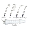 4 In 1 High Frequency Electrode Wand Electrotherapy Glass Tube Beauty Device