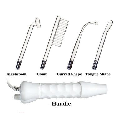4 In 1 High Frequency Electrode Wand Electrotherapy Glass Tube Beauty Device