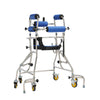 Mobility Walking Aid Walker Frame w/6 Wheels&Seat For Handicapped Rehabilitation