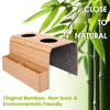 Flexible Bamboo Sofa Arm Chair Tray Table Organiser Snack Serving Tray Arm Rest