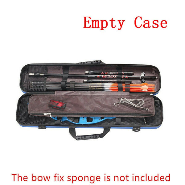 Archery Hard Bow Case for Recurve Bow Hard Shell Carrier Box Hunting Bag Outdoor