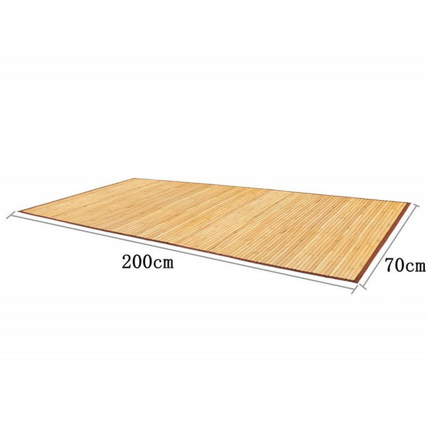 70*200cm Floor Carpet Bamboo Mat Area Rug Bedroom Living Room Window Cushion AU