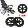 2× Replacement Parts 8'' Front Rear Wheel for Wheelchair Rollator Walker AU