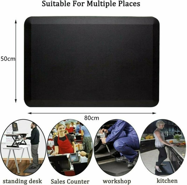 Extra Thick Anti Fatigue Floor Mat Kitchen Mat Standing Desk Mat Comfort at Home
