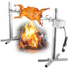 1.3m Electric BBQ Rotisserie Grill Spit Automatic Height Adjustable + 15W Motor