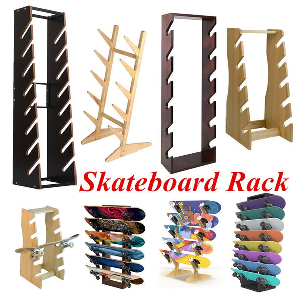 Skateboard Rack Skateboard Holder Floor Display Stand/Wall-Mounted Display Rack