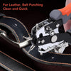Professional Revolving Leather Belt Hole Punch Plier for Belt Fabric Paper