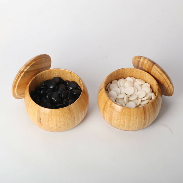Wooden Go Game Set Baduk Weiqi Board Game Chess Piece Bowl /Wei Qi Game Set