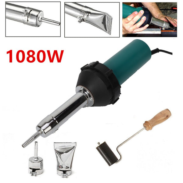 1080W Hot Air Welder Heating Gun Plastic Welding Tool PVC Roofing Welding