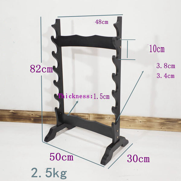 6 Tier Sword Stand Sword Display Stand Samurai Sword Katana Sword Set with Stand