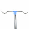 2 Hook Adjustable IV Pole Portable Drip Bag Stand for Clinic Household Care