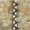 Wall Mounted Wine Rack Liquor Holder Organizer Industrial Storage Display Shelf
