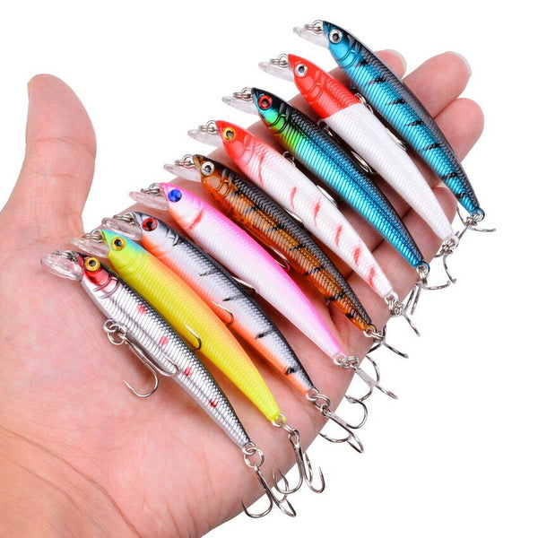 43pcs Mixed Fishing Lures Bulk Murray Cod Freshwater Bream Minnow Baits AU