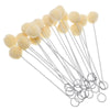100Pcs DIY Leathercraft Wool Leather Dye Dauber Finish Applicator Tool Kit