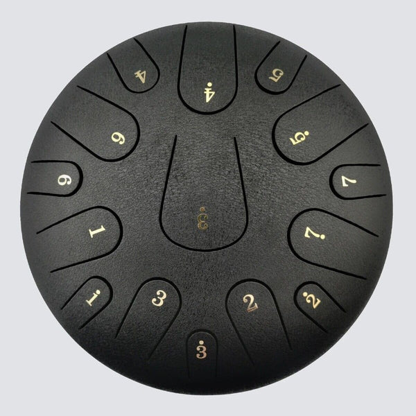 Rain Drum Steel Tongue Drum 12inch 15 Notes Musical Instruments Handpan Drum