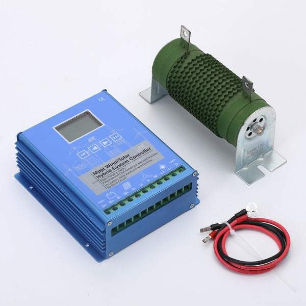 1600W 12/24/48V MPPT Solar Wind Hybrid Wind Turbine Generator Charge Controller