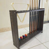 Pool Stick Holder Floor Stand Holds 12 Cues Pool Table Ball Rack Stick Storage