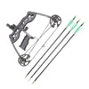 40lbs Hunting Compound Bow Arrow Archery Target Shooting With Archery Sights
