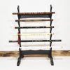 Floor Standing 6-Tier Sword Stand Bracket Samurai Sword Katana Display Holder