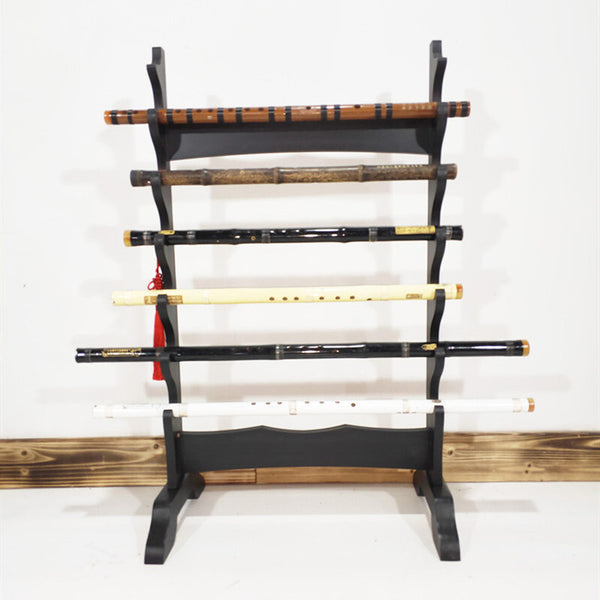 Floor Standing 6-Tier Sword Stand Bracket Samurai Sword Katana Display Holder