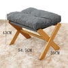 Foldable Foot Step Stool Ottoman Foot Rest Under Desk Padded Sofa Cushion Stool
