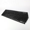 5pcs Rubber Stair Treads Stair Traction Tread Mats, Outdoor Non-Slip Step Mats