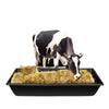 1m Sheep Goat Cattle Water Feed Trough Livestock Farm Feeder Tray with Bracket
