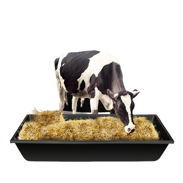 1m Sheep Goat Cattle Water Feed Trough Livestock Farm Feeder Tray with Bracket
