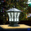 1/2 Post Light LED Outdoor Solar Powered Pillar Lamp Garden Yard Street Led Lamp