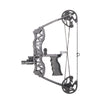 40lbs Hunting Compound Bow Arrow Archery Target Shooting With Archery Sights