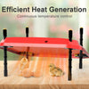 LARGE 66W Chick Brooder Heating Plate Adjust Poultry Warmer Chicken Coop Brooder