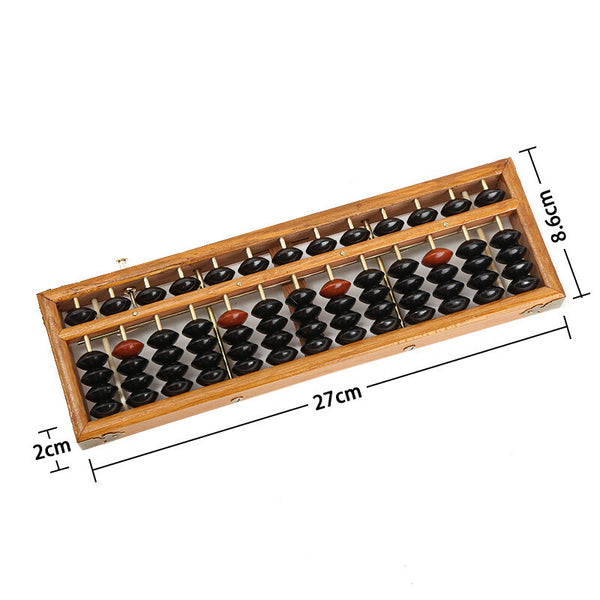 Chinese Wooden Abacus Soroban Arithmetic Mathematic Kid Calculating Tool