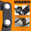 Bicycle Lock with 3 Keys Anti-Theft Folding Bike Lock with Mounting Bracket