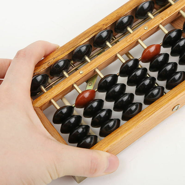Chinese Wooden Abacus Soroban Arithmetic Mathematic Kid Calculating Tool
