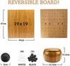 Wooden Go Game Set Baduk Weiqi Board Game Chess Piece Bowl /Wei Qi Game Set