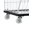 5 Tier Retail Display Rack Organizer Storage Shelf Heavy Duty Metal Basket Cart