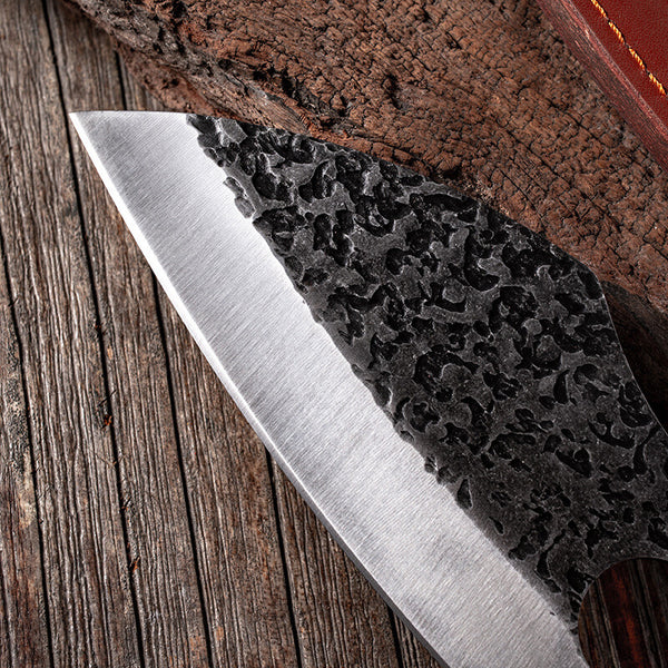 27.5cm Forged Butcher Boning Knife High Clad Steel Kitchen Meat Cleaver Knife