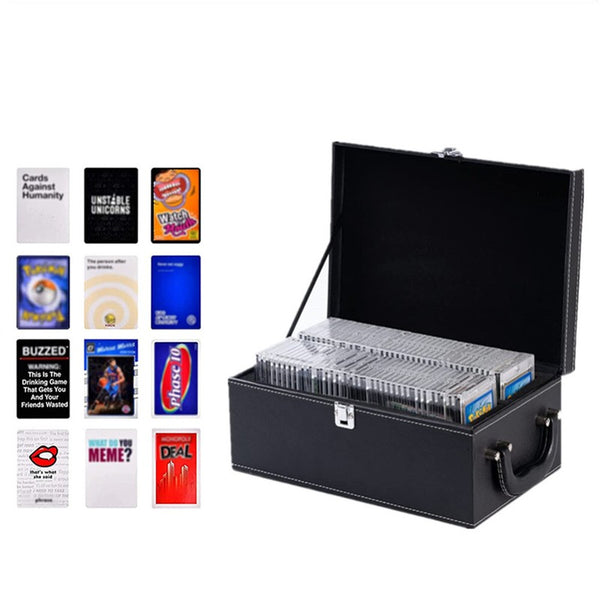 Graded Card Slab Carrying Case Slotted Storage Fits PSA/BGS/FGS Trading Sports