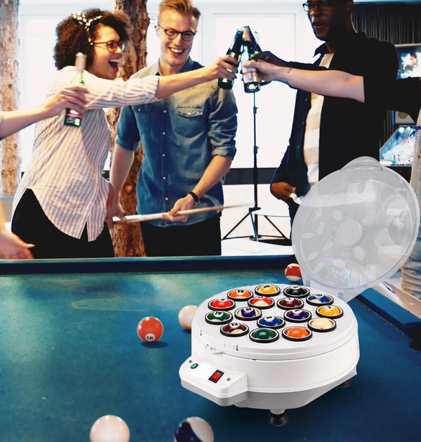 Automatic Pool Billiard Ball Clean Polish Machine Snooker British Balls American